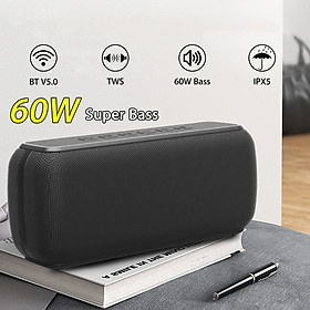 Loa 60W bluetooth 5.0 Loa siêu trầm IPX5 Chống nước DSP ngoài trời TWS Loa Không Dây - Hàng Chính Hãng PKCB