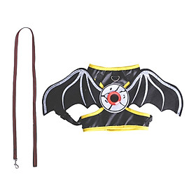 Halloween Costume for Cat Pet Bats Wing Dress up Accessories Comfortable Halloween Pet Costume