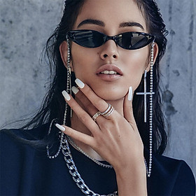 Dây kính chuỗi đá bling phong cách nổi bật idol sang chảnh ấn tượng so cool