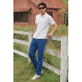 Quần Jean Nam Ninomaxx Form Tapered Xanh Dương RAWCORE DENIM Chất Vải Cứng Dày Độ Bền Cao Co Dãn Nhẹ 2509014