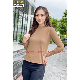 Áo giữ nhiệt nữ cao cấp, vải coton co giãn 4 chiều, sinh và giữ nhiệt tốt, khử mùi hiệu quả, thon gọn dáng xinh