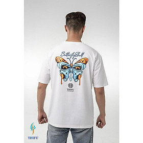 Áo thun nam in lụa Butterflyskull chất cotton 4 chiều phong cách năng động thể thao,Áo Cộc Nam Thể Thao Chất Thun Lạnh Co Dãn 4 Chiều