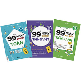 Nơi bán Combo 99 Ngày Em Giỏi Toán - Tiếng Việt - Tiếng Anh Lớp 5 - Giá Từ -1đ