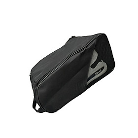 Túi đựng giày thể thao bóng đá TROY GĐT phối lưới thoáng khí viền đen hoặc trắng, size 34 x 20 x 17cm, chất vải bố bền