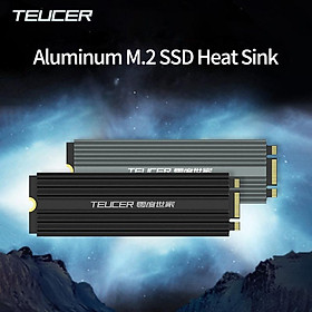 Teucer M2 SSD Heatkink NVME 2280 Solid State Drive Drive tản nhiệt Bộ làm mát làm mát cho máy tính