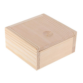 Wooden Storage Case Wood Tea Storage Box Organizer For Jewelry, Beads, Craft