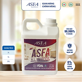 Dung dịch làm sạch khuẩn, khử mùi, vệ sinh đa năng - ASFA All Purpose (Can 2 Lít)