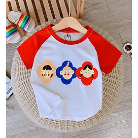 Dobikids - Áo Thun Bé Gái Phối Tay Thun Cotton Chuẩn Đẹp Cho Bé 10-28kg