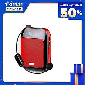 Máy trợ giảng không dây T20 UHF có bluetooth, âm thanh to rõ, chống rút rít bắt xa khoảng cách lên đến 40m, tặng túi đựng máy + micro có dây cài áo- Hàng Chính Hãng