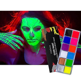 Hình ảnh Face Body Painting Facepainting Painting Makeup Professional Body Paint Cosplay Washable for Fancy Dress Halloween Costume Festival Children