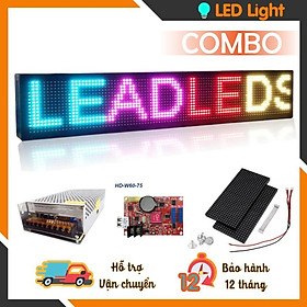 Mua COMBO 10 Tấm P10 Full Color NGOÀI TRỜI - Nguồn 5V40A - Mạch HD W60 75