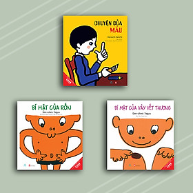 Combo 3 Quyển Ehon: Bí Mật Của Vảy Vết Thương + Bí Mật Của Rốn + Chuyện Của Máu