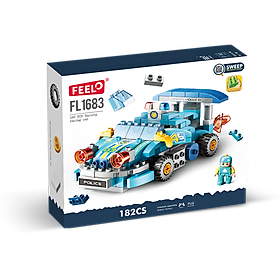 FEELO - 1183 - Lắp Ráp Xe đua biến hình (182 Chi Tiết)