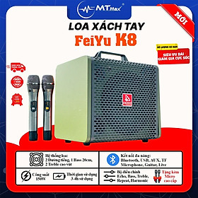 Mua Loa Xách Tay Bluetooth K8 - Loa Karaoke Cao Cấp Giá Rẻ Nhất 2023  Âm Thanh Chất Lượng Cao  Âm Bass Trầm Sâu Chắc  Tặng Kèm 2 Micro Không Dây Cao Cấp  Bảo Hành 12 Tháng. Hàng chính hãng