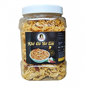 Khô gà bơ tỏi mềm cay Heo Mi 500g