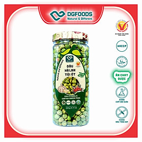 Đậu hà lan tỏi ớt 230g DGfoods Chili & garlic coated green peas Non GMO