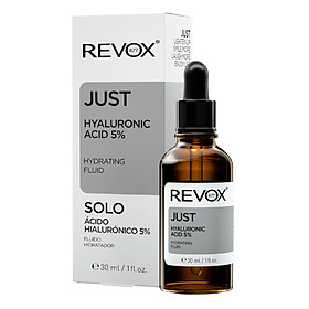 Tinh chất Revox B77 Just Hyaluronic Acid 5% dưỡng ẩm cho da mặt và cổ 30ml