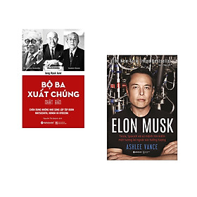 Combo 2 cuốn sách: Bộ Ba Xuất Chúng Nhật Bản + Elon Musk (Bìa Cứng)