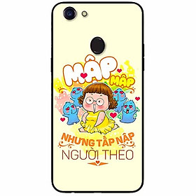 Ốp lưng in cho Oppo F5 Mẫu Mập Tấp Người Theo Nữ