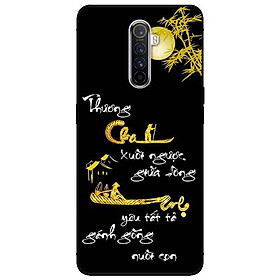 Ốp lưng dành cho Realme X2 Pro mẫu Thư Pháp Cha Mẹ Vàng