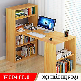 Mua Bàn làm việc  bàn học sinh liền giá sách gỗ công nghiệp cao cấp FNL04