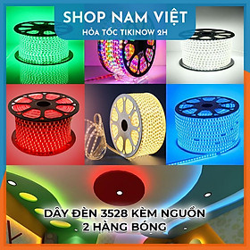 Mua Dây Led 3528 Kèm Nguồn  Led Chống Nước Trang Trí Ngoài Trời  Hắt Trần  Quấn Cây - Chính Hãng NAVIVU