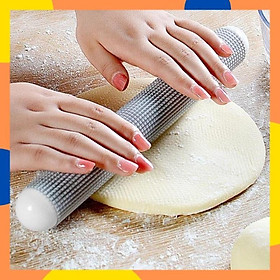 Mua Cây Lăn Bột Làm Bánh Bằng Nhựa Chống Dính Dập Nổi Họa Tiết Chấm Bi