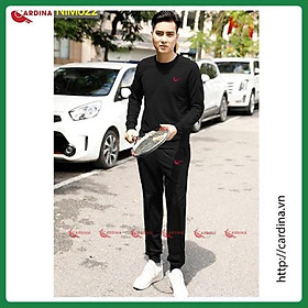 Bộ Quần Áo Thu Đông Nam, kiểu dáng thể thao, đa phong cách, sợi cotton mềm,co giãn thoải mái