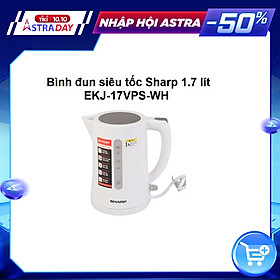 Mua Bình đun siêu tốc Sharp 1.7 lít EKJ-17VPS - Hàng chính hãng