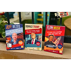COMBO 3 CUỐN NHỮNG BỘ ÓC TỶ ĐÔ: Donald Trump, Elon Musk, Jeff Bezos - The Gurus - Chuyên gia Nguyễn Hoàng Phương Hiệu đính - Bizbooks