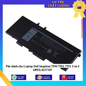 Pin dùng cho Laptop Dell Inspiron 7590 7591 7791 2-in-1 68Wh 4GVMP - Hàng Nhập Khẩu New Seal