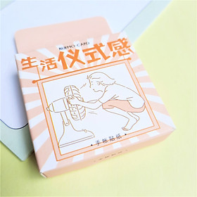 Hộp 46 Miếng Dán Sticker Trang Trí Chủ Đề Cô Gái