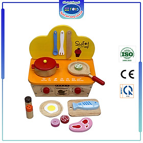 Đồ chơi gỗ Bếp xinh cho bé | Winwintoys 67032 | Phát triển trí tưởng tượng và khéo léo | Đạt tiêu chuẩn CE và TCVN