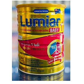 Sữa bột Lumiar Baby 1+ lon 800g - sản phẩm dành cho trẻ tăng cân, tiêu hoá tốt