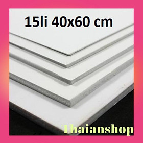 BEST EVER Bìa mô hình - 15mm 40x60 (Bìa làm handmade, Formex 15li , Fomex 15ly, Fomic, PVC Foam)