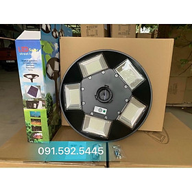 Đèn Năng Lượng Mặt Trời Sân Vườn, Đèn Công Viên UFO 500w Siêu Sáng Chống Nước IP66. Đèn Dĩa Bay