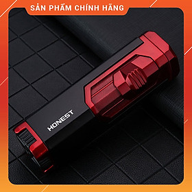 Mua Hột Quẹt Bật Lửa Gas Honest BCZ751-1 Khò Ci ga 4 Tia Cực Mạnh - Nhiều Màu