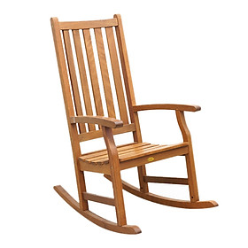 Ghế Bập Bênh Wowoni Có Tay IBIE NC1035 (68 x 85 x 115 cm) - Nâu