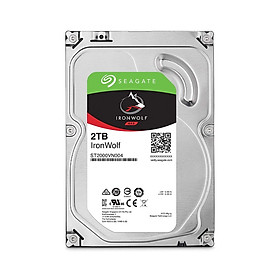 Ổ cứng HDD Seagate IronWolf 2TB ST2000VN004 3.5 inch, 5900RPM, SATA, 64MB Cache - Hàng chính hãng