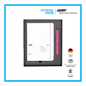 Lamy Notebook A5 Softcover White + Lamy Safari Pink - GSNSa0028