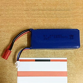 Pin sạc 7.4V dung lượng 2000mAh hoặc 2500mAh cho máy bay s.y.m.a x8c, x8w, x8h