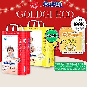 ta quan nhat ban cao cap goldgieco size m 54 mieng size L 48 mieng size XL 44 mieng size XXL 32 mieng