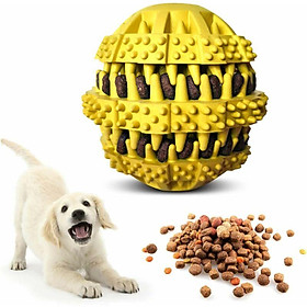 Chó đồ chơi đồ chơi đồ chơi đánh răng đồ ăn nhẹ đồ chơi tương tác để làm sạch chó của nhà phân phối đồ ăn nhẹ IQ Drive Toy (màu vàng)