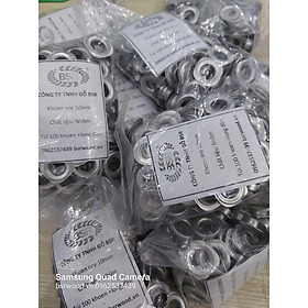 Mua Khoen ore (ode) 10mm Khuy mắt cáo đóng bạt  bấm bạt 10ly Bằng NHÔM Túi 100 cái + 100 long đền