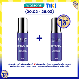 Tinh Chất Dưỡng Ban Đêm Olay Regenerist Retinol24 Tái Tạo Da Night Serum 30ml