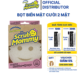 Miếng Chà Rửa Bọt Biển Scrub Mommy Không Nhuộm Màu - Dye Free