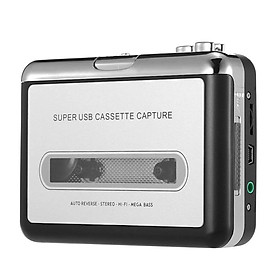 Máy Ghi Âm Băng Cassette Di Động Với Máy Ghi Âm Vii USB Tương Thích Với Laptop Và PC Băng Chuyển Đổi Cas