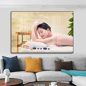 Mua Tranh Đơn Trang Trí Sang Trọng - Tranh Cô Gái Treo Tường Spa Đẹp