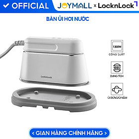 Mua Bàn Ủi Hơi Nước LocknLock ENI262WHT 2 Trong 1 100ml 1300W  Hàng Chính Hãng  Ủi Đứng Và Nằm - JoyMall