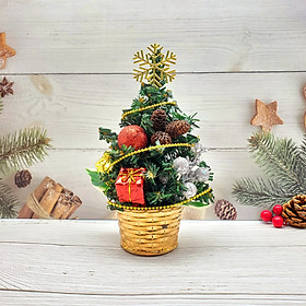 Cây Thông Nhí TNM07 Cây 20cm Trang Trí Giáng Sinh Cây Thông Noel